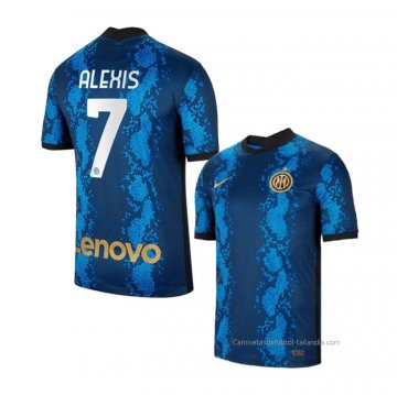 1ª Camiseta Inter Milan Jugador Alexis 2021-2022 1ª Camiseta Inter Milan Jugador Alexis 2021-2022