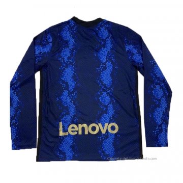 1ª Camiseta Inter Milan Manga Larga 2021-2022