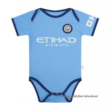 1ª Camiseta Manchester City Bebe 2024-2025 1ª Camiseta Manchester City Bebe 2024-2025