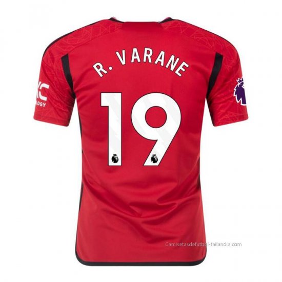 1ª Camiseta Manchester United Jugador R.Varane 2023-2024 - Haga un click en la imagen para cerrar