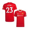 1ª Camiseta Manchester United Jugador Shaw 2021-2022 1ª Camiseta Manchester United Jugador Shaw 2021-2022