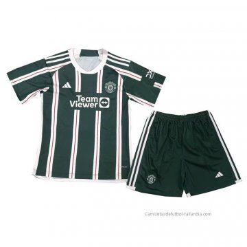 2ª Camiseta Manchester United Nino 2023-2024 2ª Camiseta Manchester United Nino 2023-2024