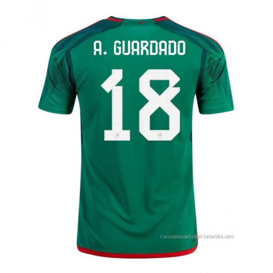 1ª Camiseta Mexico Jugador A.Guardado 2022 - Haga un click en la imagen para cerrar