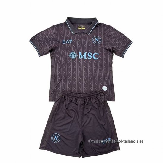 3ª Camiseta Napoli Nino 2025-2026 - Haga un click en la imagen para cerrar