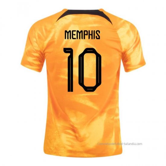 1ª Camiseta Paises Bajos Jugador Memphis 2022 - Haga un click en la imagen para cerrar