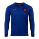 2ª Camiseta Paises Bajos Manga Larga 2022