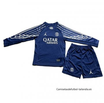 4ª Camiseta Paris Saint-Germain Manga Larga Nino 2024-2025 4ª Camiseta Paris Saint-Germain Manga Larga Nino 2024-2025