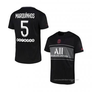 3ª Camiseta Paris Saint-Germain Jugador Marquinhos 2021-2022 3ª Camiseta Paris Saint-Germain Jugador Marquinhos 2021-2022