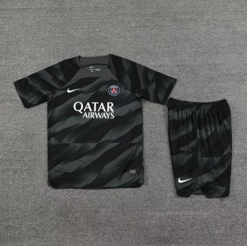 Camiseta Paris Saint-Germain Portero 2023-2024 Negro
