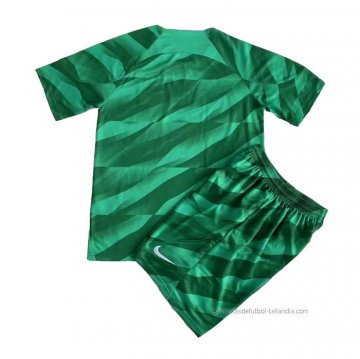 Camiseta Paris Saint-Germain Portero Nino 2023-2024 Verde
