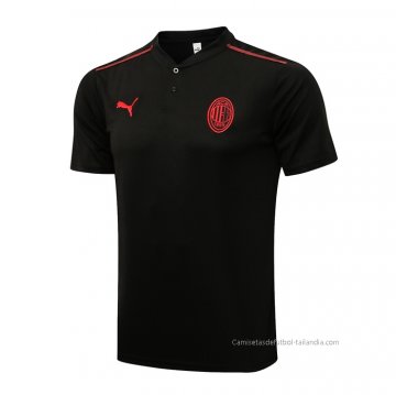Camiseta Polo del AC Milan 2021-2022 Negro Camiseta Polo del AC Milan 2021-2022 Negro