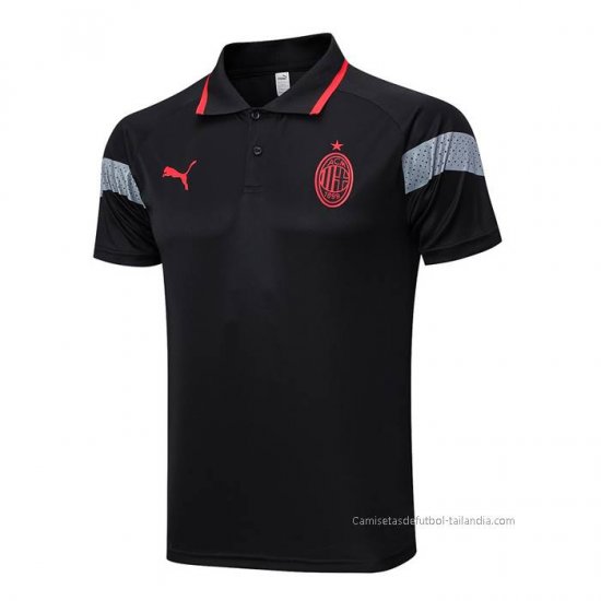 Camiseta Polo del AC Milan 2023-2024 Negro - Haga un click en la imagen para cerrar