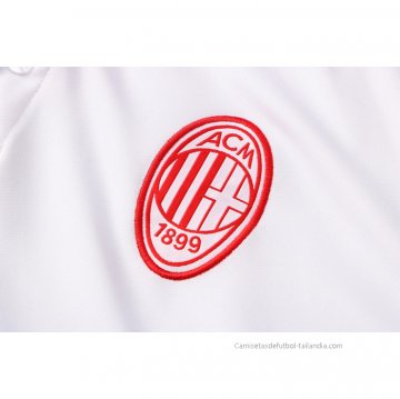 Camiseta Polo del AC Milan 2021-2022 Blanco