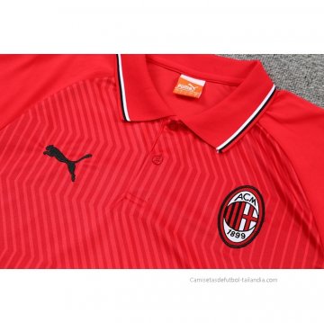Camiseta Polo del AC Milan 2022-2023 Rojo