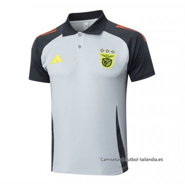 Camiseta Polo del Benfica 2024-2025 Gris Camiseta Polo del Benfica 2024-2025 Gris