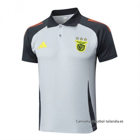 Camiseta Polo del Benfica 2024-2025 Gris - Haga un click en la imagen para cerrar