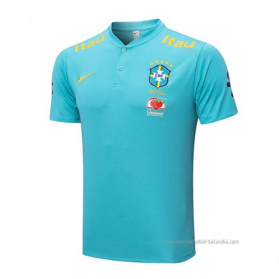Camiseta Polo del Brasil 2022-2023 Azul - Haga un click en la imagen para cerrar