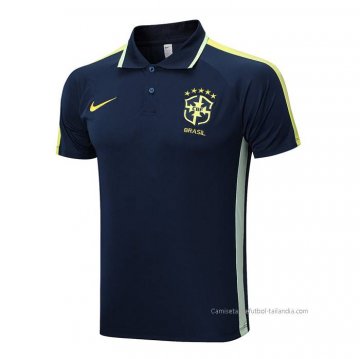 Camiseta Polo del Brasil 2022-2023 Azul Oscuro Camiseta Polo del Brasil 2022-2023 Azul Oscuro