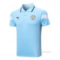 Camiseta Polo del Manchester City 2022-2023 Azul