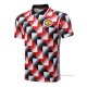 Camiseta Polo del Manchester United 2022-2023 Negro y Rojo