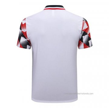 Camiseta Polo del Manchester United 2022-2023 Negro y Rojo