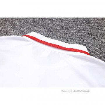 Camiseta Polo del Manchester United 2023-2024 Blanco
