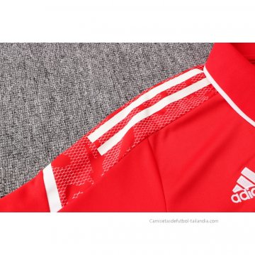 Camiseta Polo del Manchester United UCL 2021-2022 Rojo