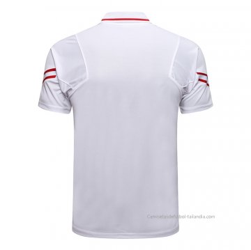 Camiseta Polo del Paris Saint-Germain Jordan 2021-2022 Blanco
