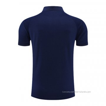 Camiseta Polo del Paris Saint-Germain Jordan 2022-2023 Azul Marino