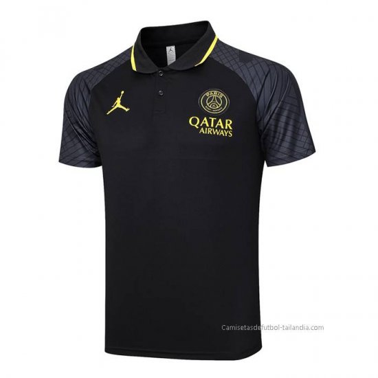 Camiseta Polo del Paris Saint-Germain Jordan 2023-2024 Negro - Haga un click en la imagen para cerrar