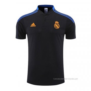 Camiseta Polo del Real Madrid 2022-2023 Negro y Azul Camiseta Polo del Real Madrid 2022-2023 Negro y Azul