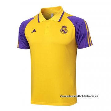 Camiseta Polo del Real Madrid 2023-2024 Amarillo Camiseta Polo del Real Madrid 2023-2024 Amarillo