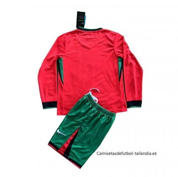 1ª Camiseta Portugal Manga Larga Nino 2024