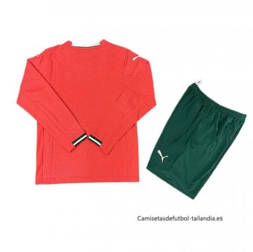 1ª Camiseta Portugal Manga Larga Nino 2025