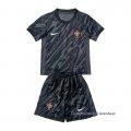 Camiseta Portugal Portero Nino 2024 Negro