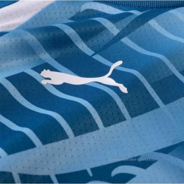Camiseta Pre Partido del Manchester City 2023 Azul