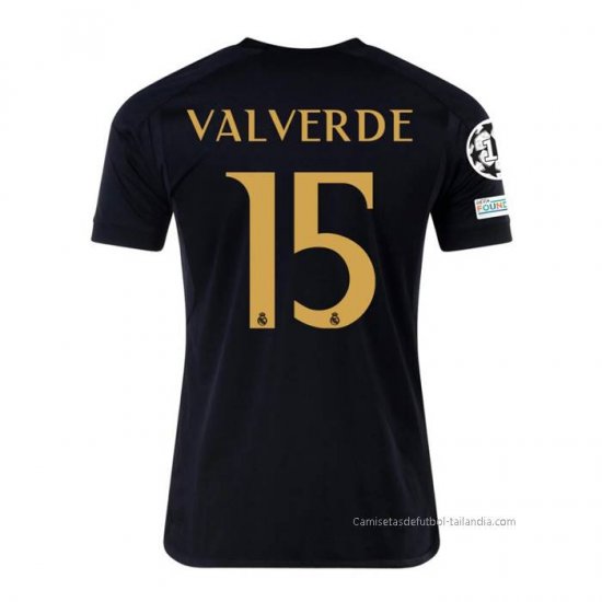 3ª Camiseta Real Madrid Jugador Valverde 2023-2024 - Haga un click en la imagen para cerrar