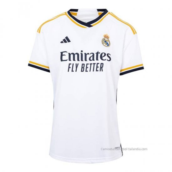 1ª Camiseta Real Madrid Mujer 2023-2024 - Haga un click en la imagen para cerrar