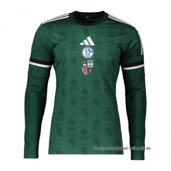 Camiseta Schalke 04 Aniversario Manga Larga 2025-2026 - Haga un click en la imagen para cerrar