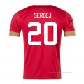 1ª Camiseta Serbia Jugador Sergej 2022
