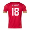 1ª Camiseta Serbia Jugador Vlahovic 2022