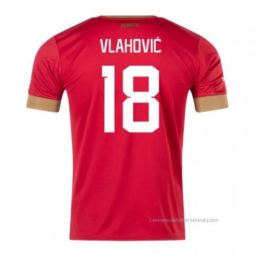 1ª Camiseta Serbia Jugador Vlahovic 2022