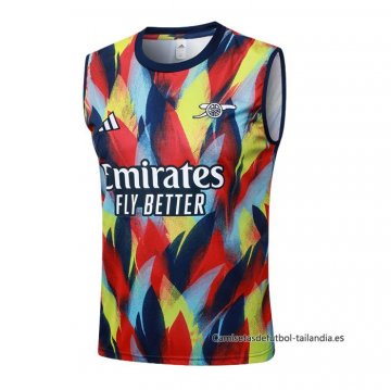 Camiseta de Entrenamiento Arsenal Sin Mangas 2025-2026 Azul Rojo Amarillo Camiseta de Entrenamiento Arsenal Sin Mangas 2025-2026 Azul Rojo Amarillo