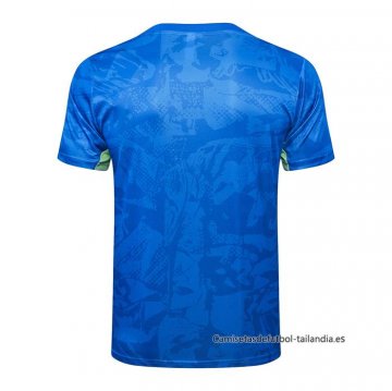 Camiseta de Entrenamiento Barcelona 2024-2025 Azul