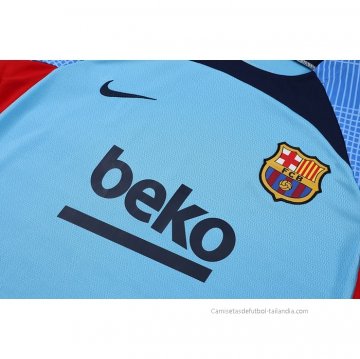 Camiseta de Entrenamiento Barcelona 2022-2023 Azul