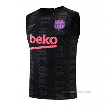 Camiseta de Entrenamiento Barcelona Sin Mangas 2022-2023 Negro Camiseta de Entrenamiento Barcelona Sin Mangas 2022-2023 Negro