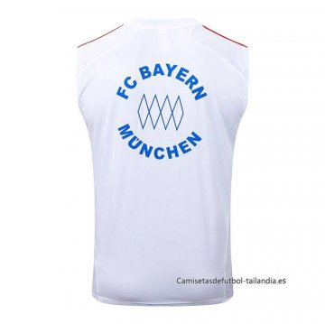 Camiseta de Entrenamiento Bayern Munich Sin Mangas 2025-2026 Blanco