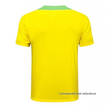 Camiseta de Entrenamiento Brasil 2024-2025 Amarillo