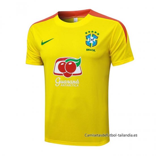 Camiseta de Entrenamiento Brasil 2025-2026 Amarillo - Haga un click en la imagen para cerrar