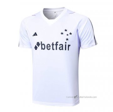 Camiseta de Entrenamiento Cruzeiro 2023-2024 Blanco Camiseta de Entrenamiento Cruzeiro 2023-2024 Blanco